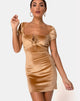 Immagine di Gala Mini Dress in Velvet Gold
