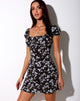 Immagine di Galaca Mini Dress in Dark Wild Flower