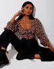 Immagine di Glario Crop Top in Fiore d'Autunno