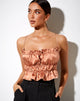 Immagine di Gamera Cami Top in satin oro rosa