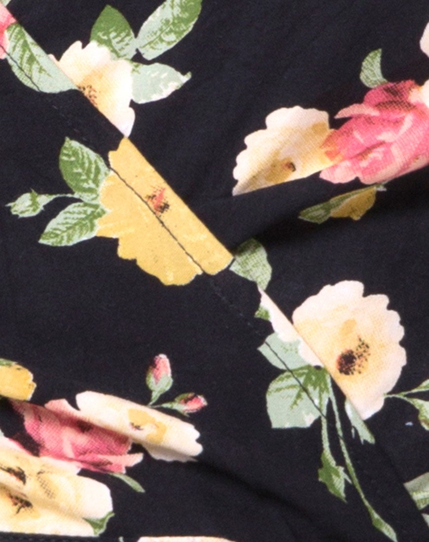 Immagine di Gamthi Wrap Top in fiore vintage