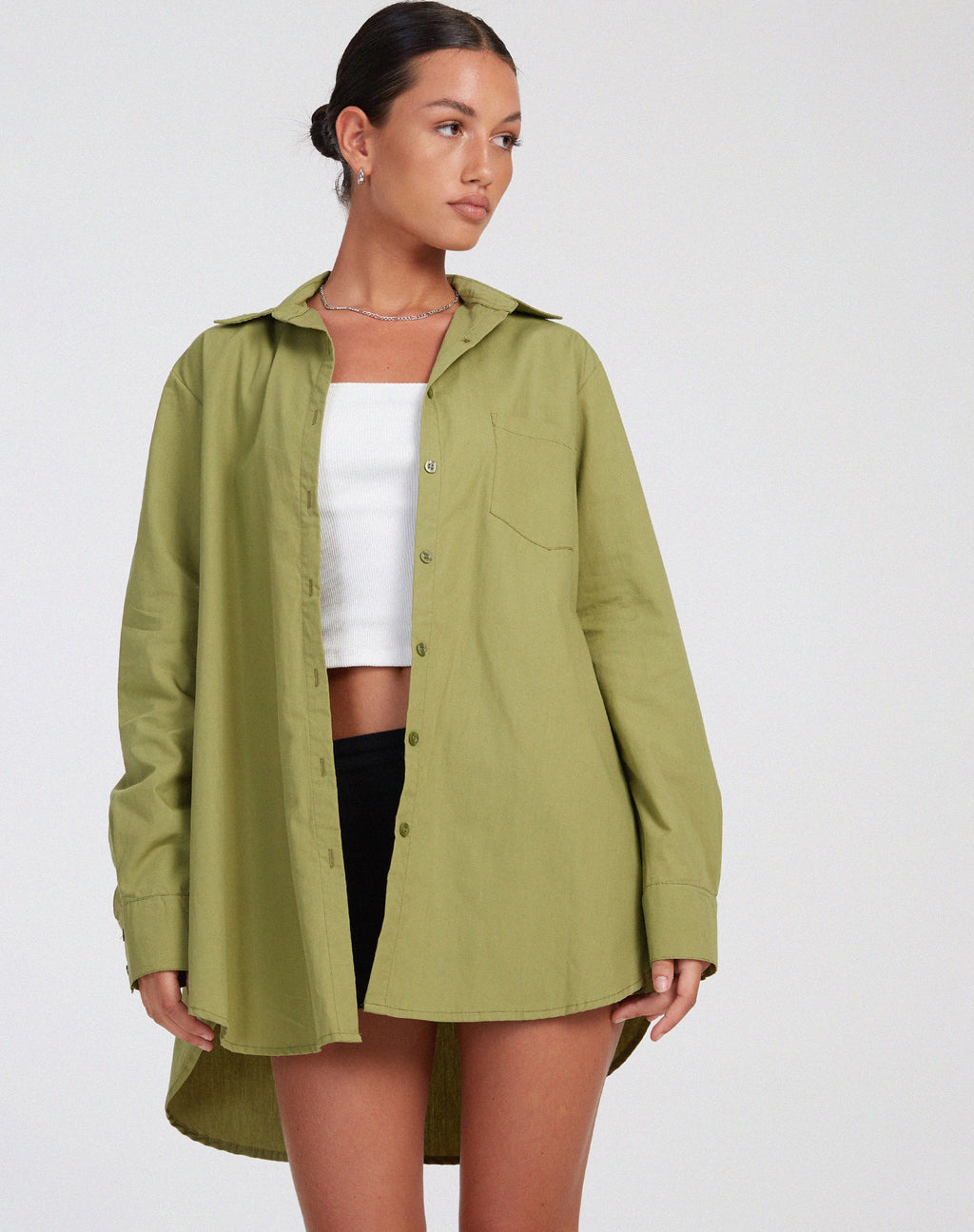 Camicia Gane in verde mare