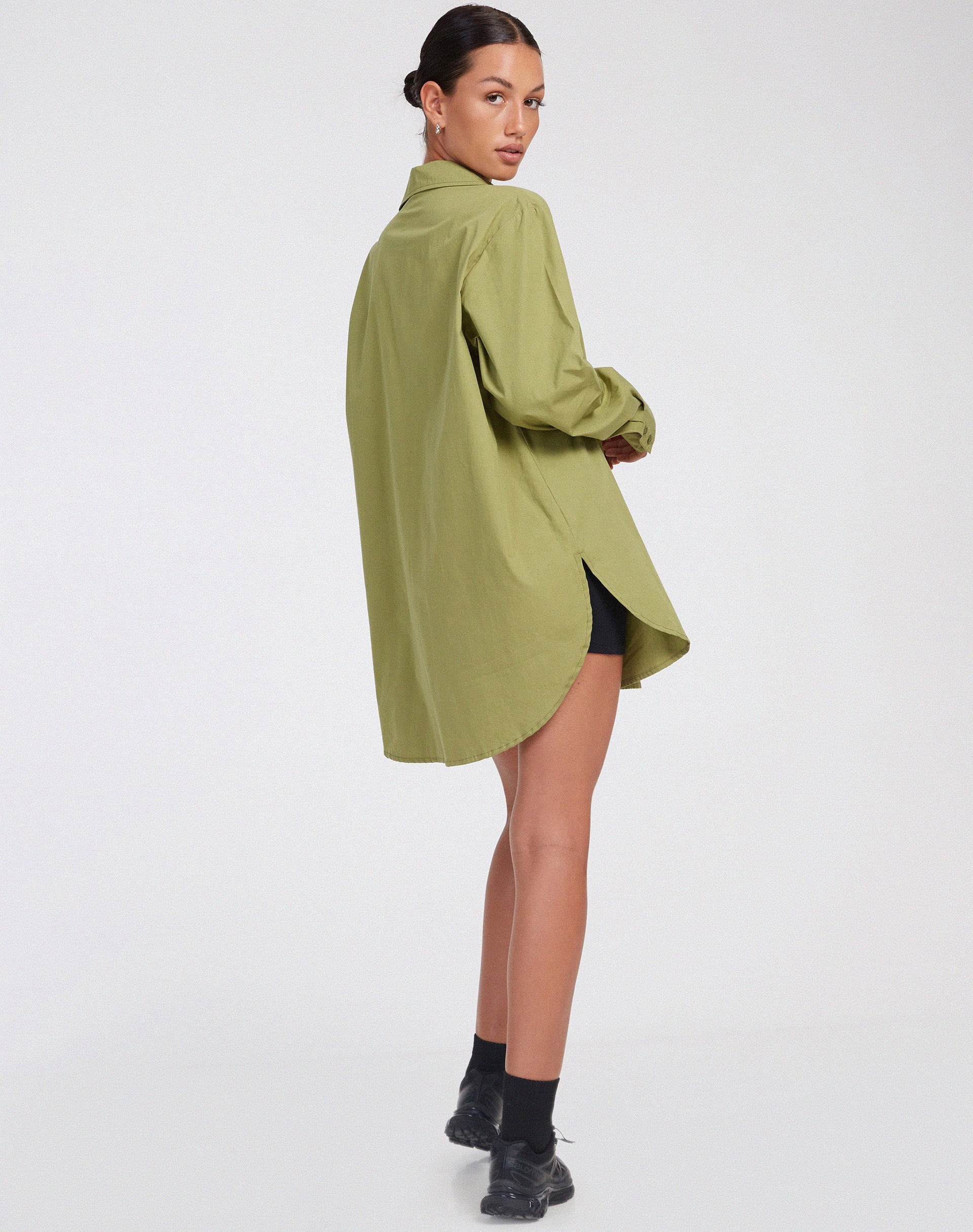 immagine della camicia Gane in verde mare