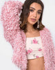 Immagine di Gasta Cardi in maglia Shaggy Rosa zucchero