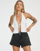 immagine di Gastra Crop Top in bianco