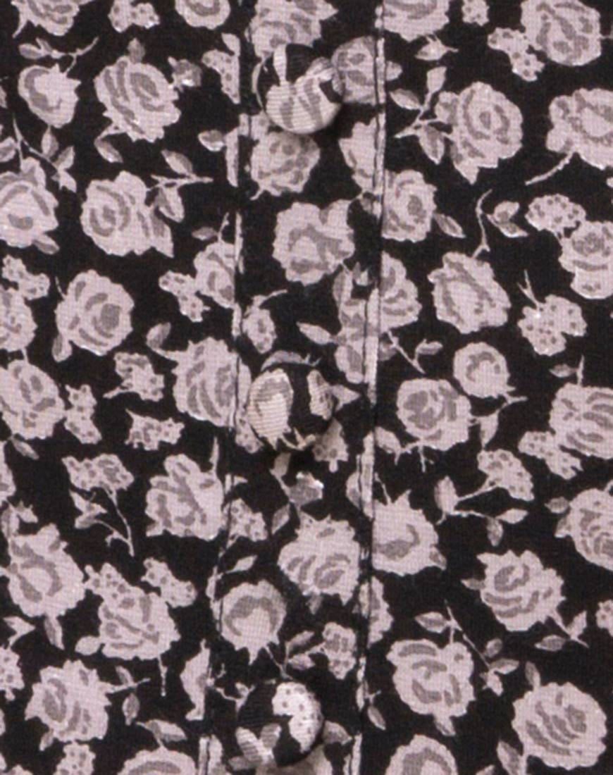 Immagine di Gaton Corpetto Bardot in Ditsy Rose Nero