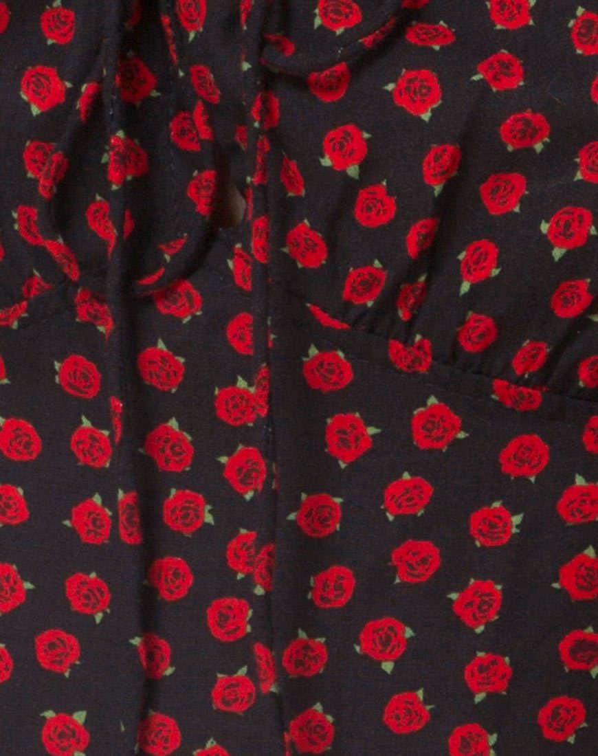 Immagine di Gaval Mini Dress in Dotty Rose Black