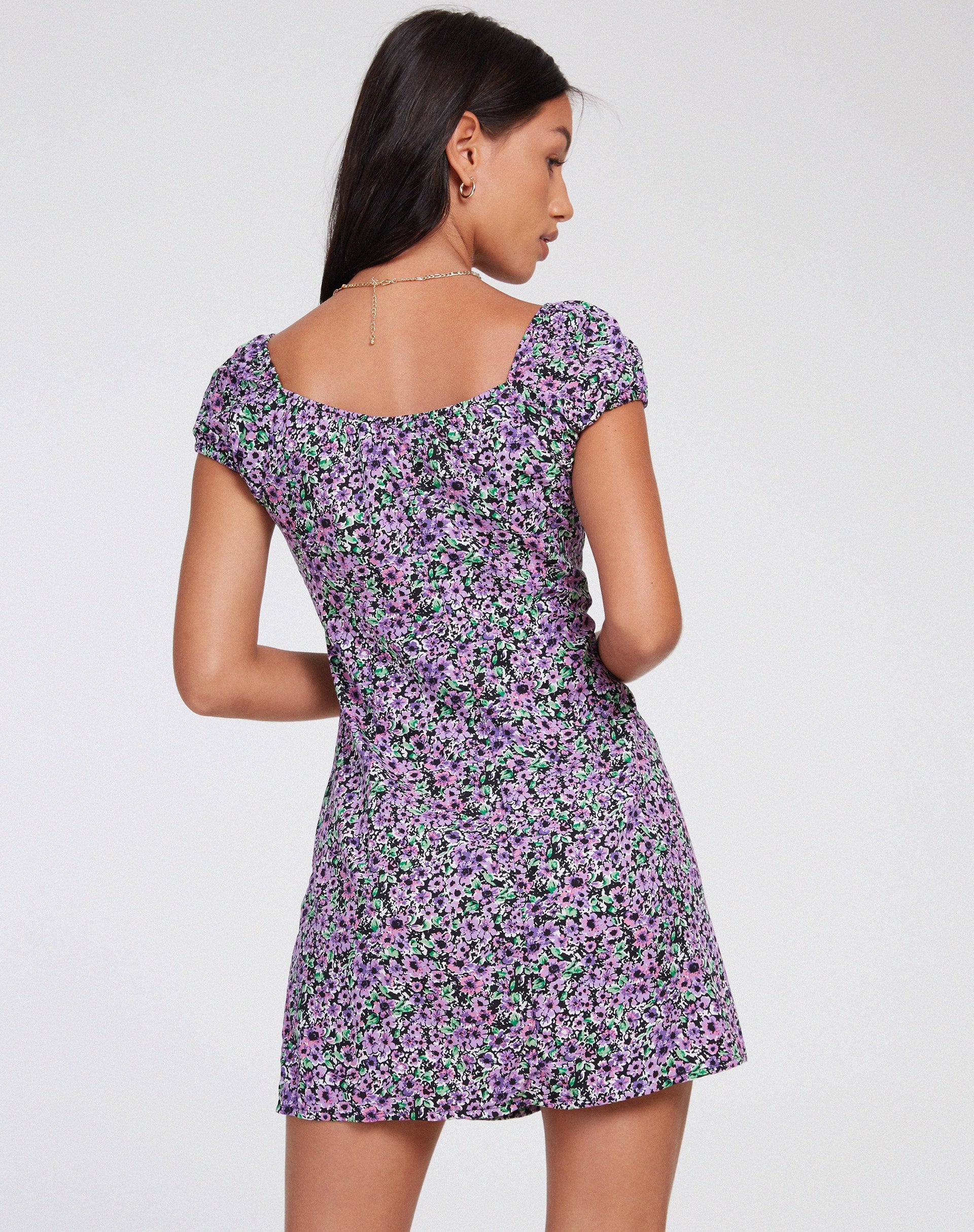 immagine di Gaval Mini Dress in Lilac Blossom