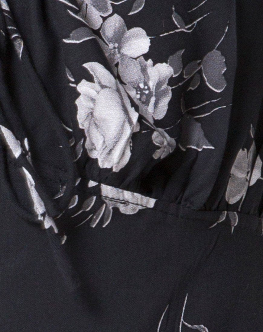 Immagine di Gaval Mini Dress in Mono Flower Nero