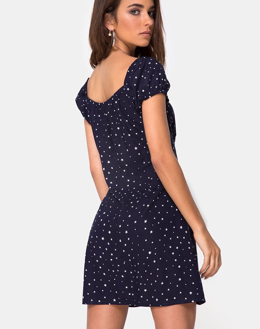 Mini abito Gaval in Stars Struck Navy