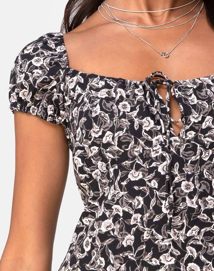 Immagine di Gaval Mini Dress in Wild Tulip Nero