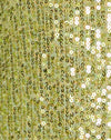 Drappo di paillettes verde lime