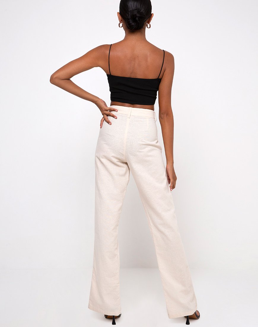 Pantaloni Gesta in ecru