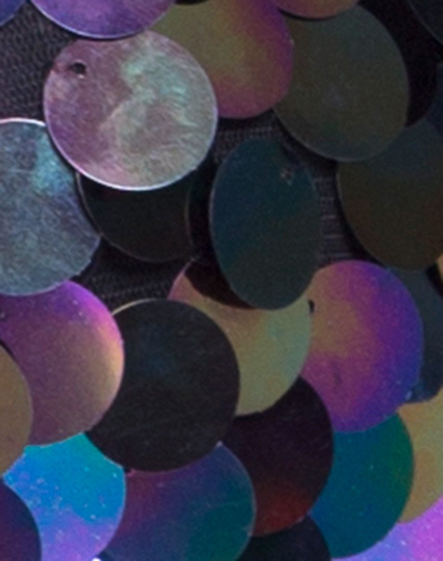 Immagine di Gwen Bralet in disco di paillettes Petrol