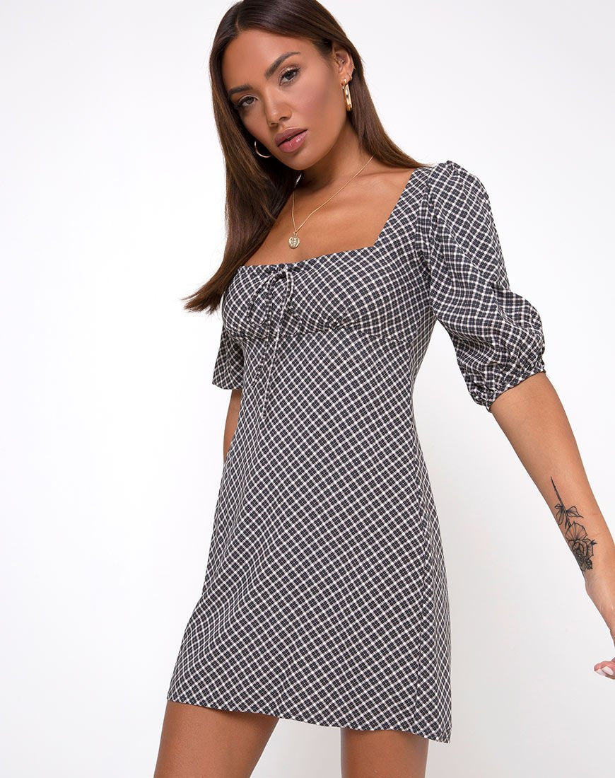 Abito Giada in nero Check it Out