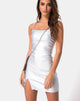 Immagine di Gilea Bodycon Dress in Silver Metallic