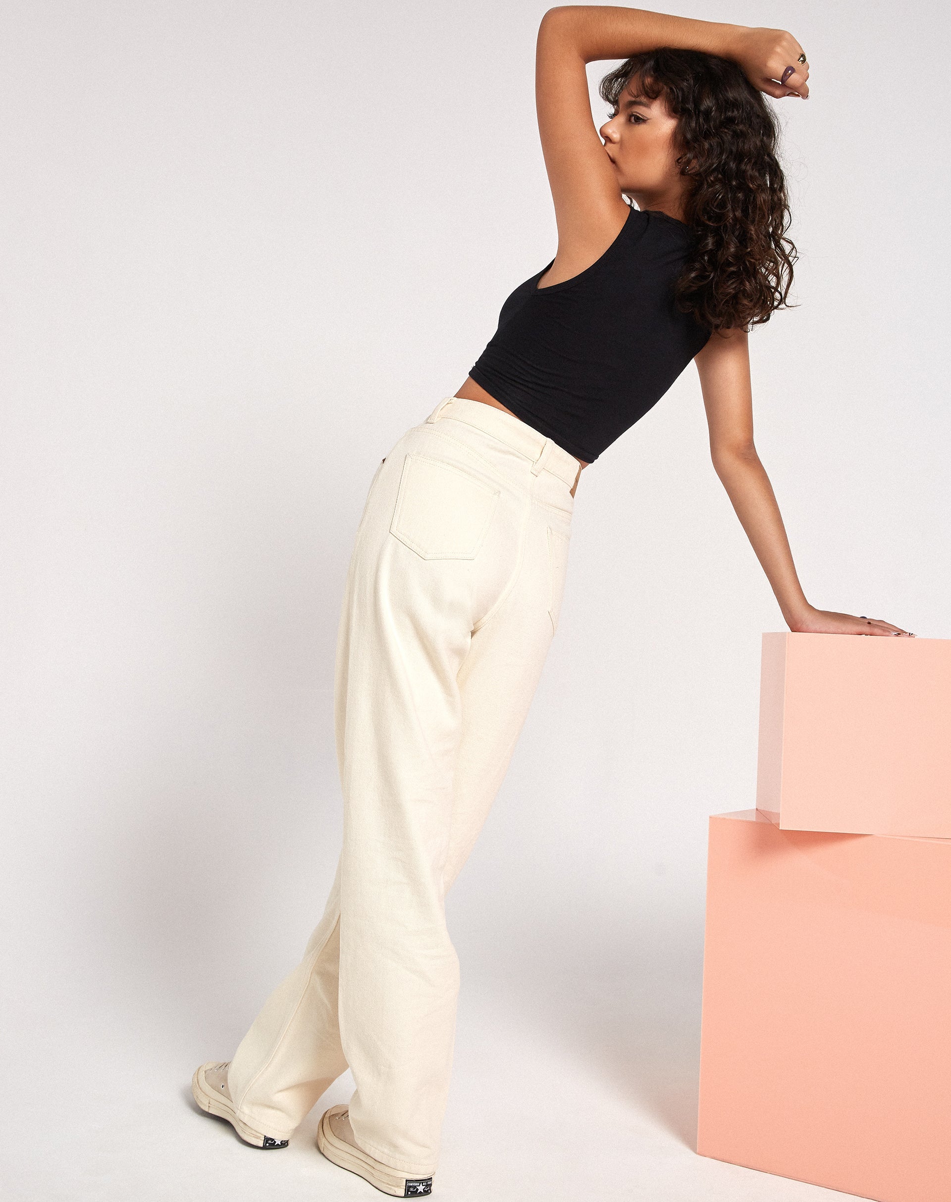 Immagine di Gimon Crop Top in Black Love