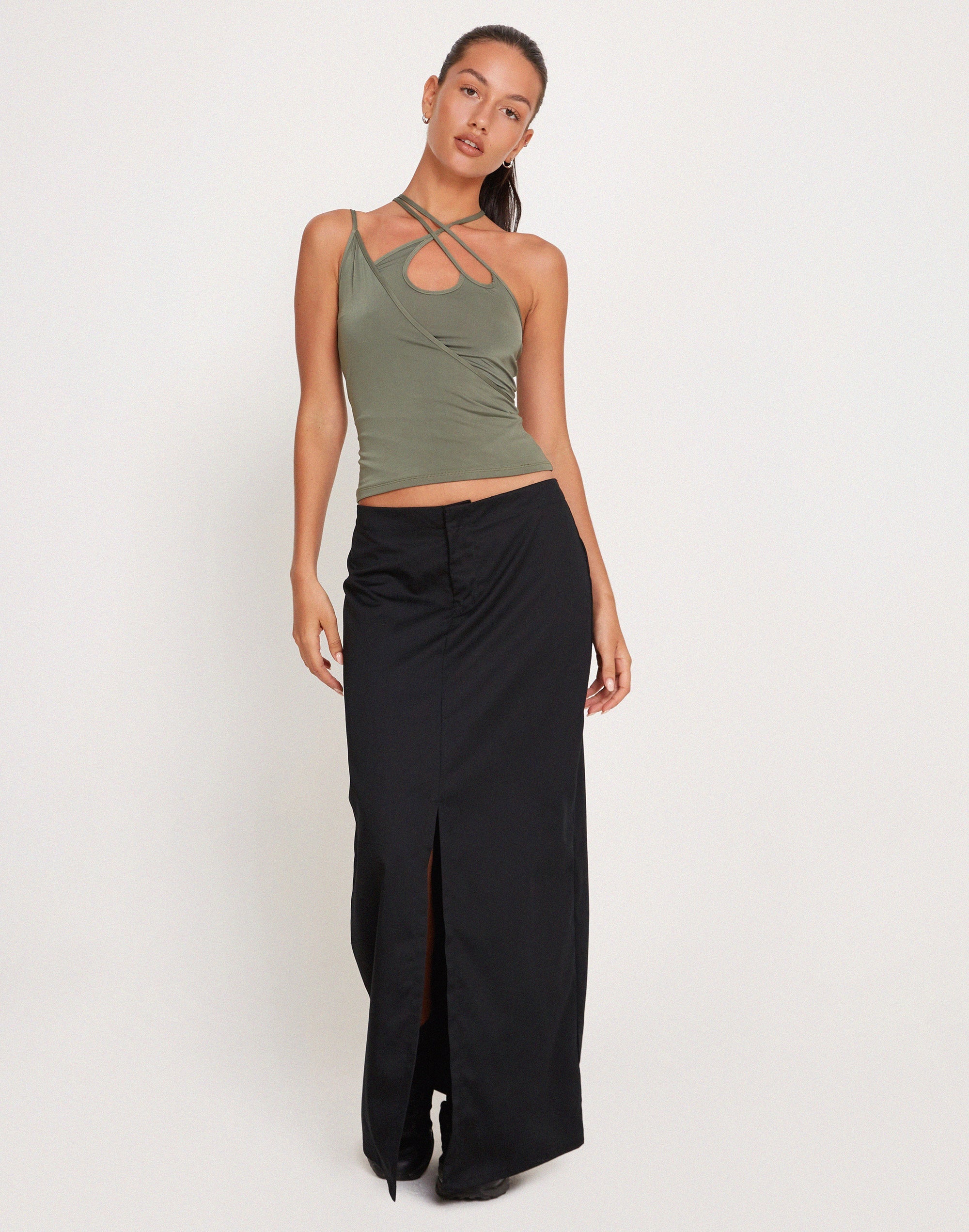 Immagine di Giola Crop Top in Khaki