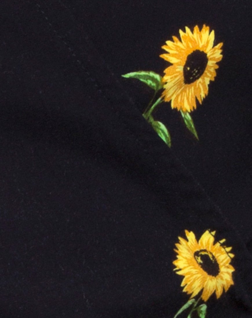 Immagine di Gios Crop Top in Ditsy Sunflower