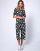 Immagine di Giotto Jumpsuit in Polka Daisy Nero