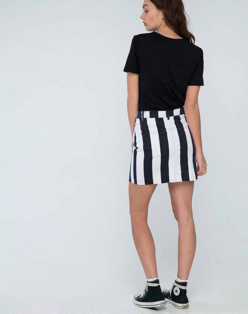 Immagine di Girl Fit Tee in Mourir DAmour Nero