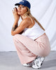 Immagine di Obeli Pantalone in velluto a coste rosa chiaro