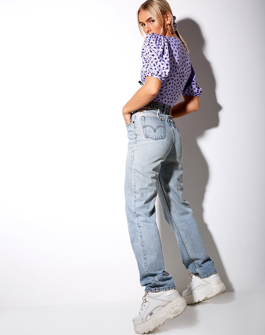 Immagine di Glarie Crop Top in Dainty Daisy Lilac