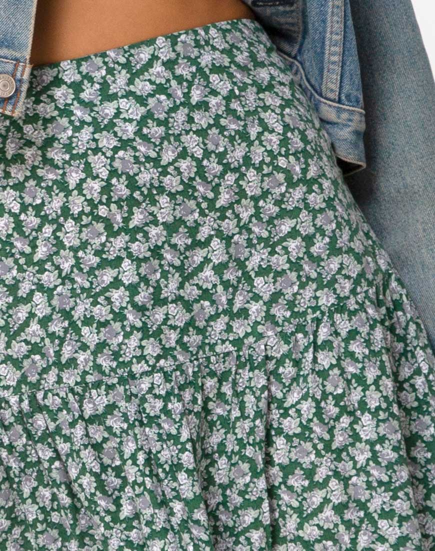 Immagine di Gleas Gonna in fiore verde