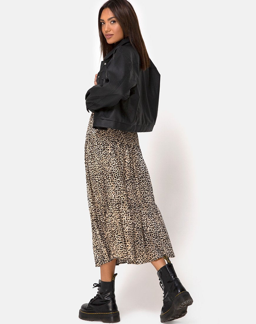 Immagine di Gleas Gonna in Rar Leopard Brown