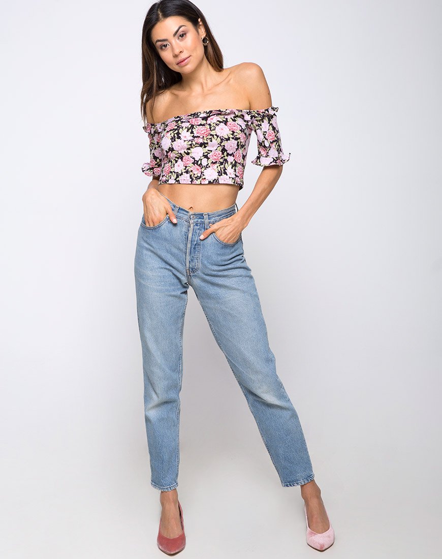 Immagine di Glior Crop Top in Bloom Floral