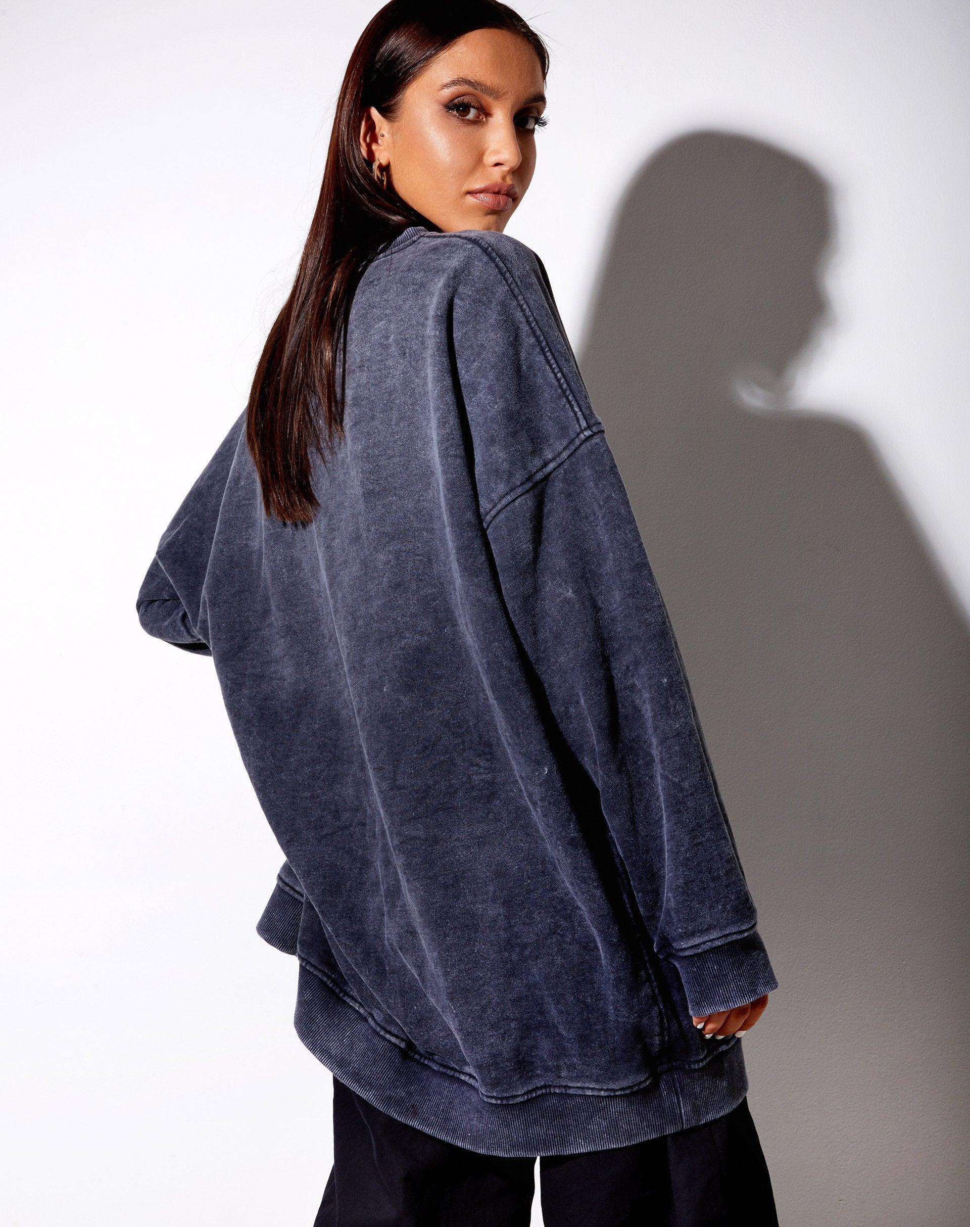 Immagine di Glo Felpa in Black Wash Dragon
