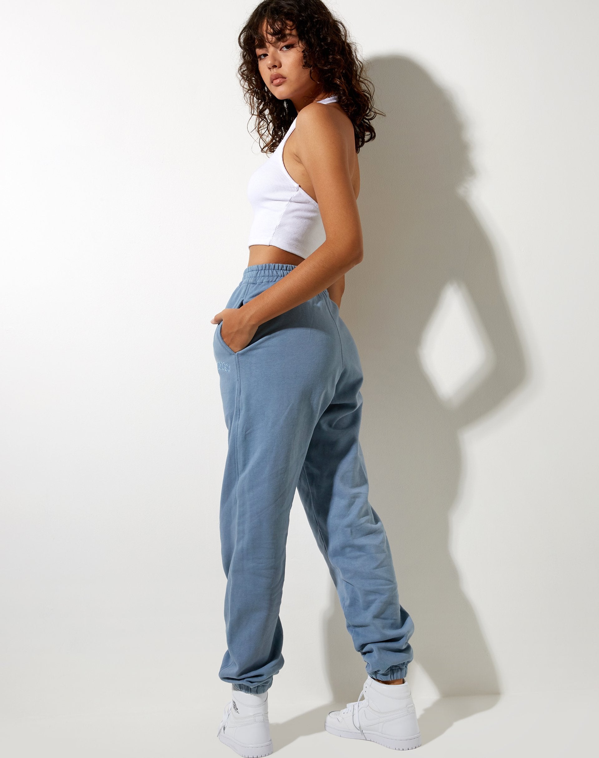Immagine di Basta Jogger in blu polvere Memories Embro