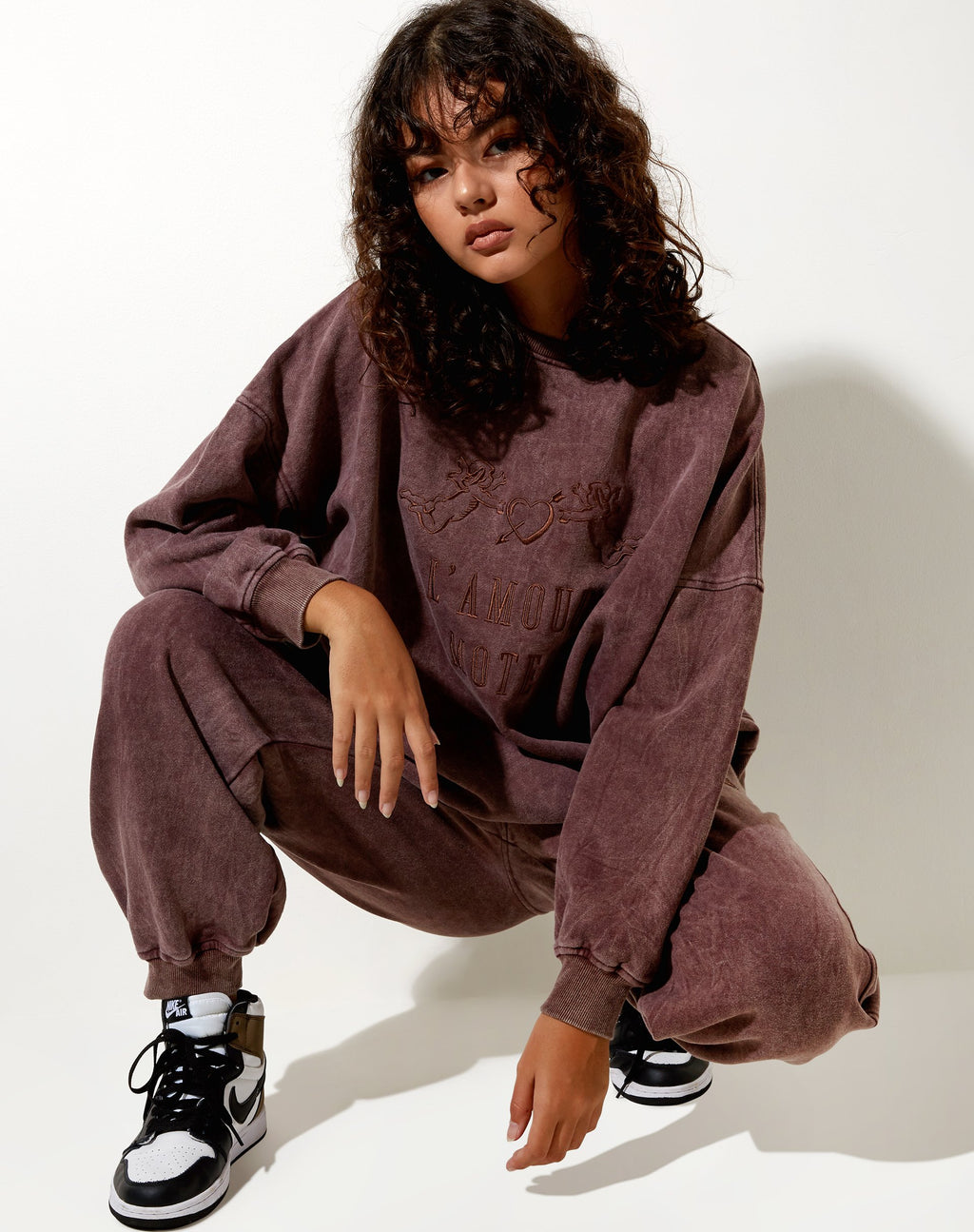 Felpa Glo in Brown Wash L'Amour Motel Embro