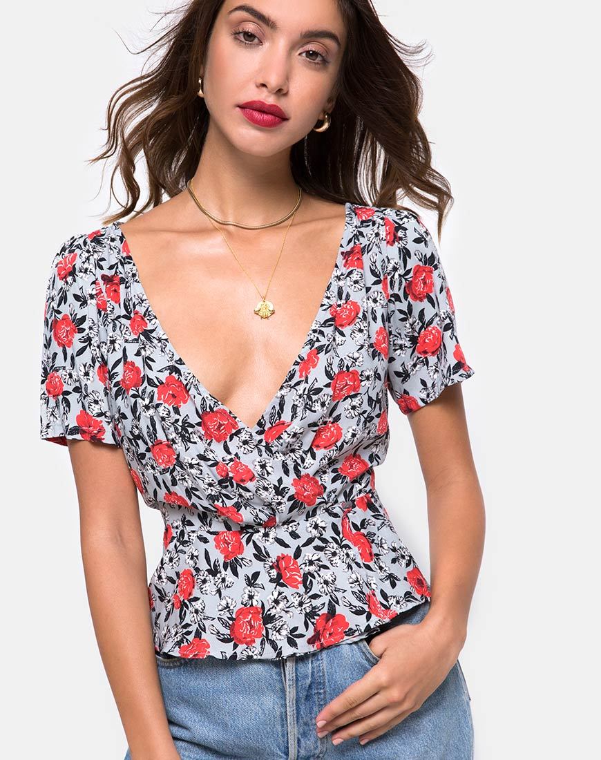 Top Shanina in Blooming Rose