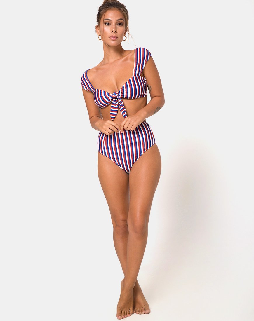 Immagine di Grifin Bikini Top in Triple Stripe