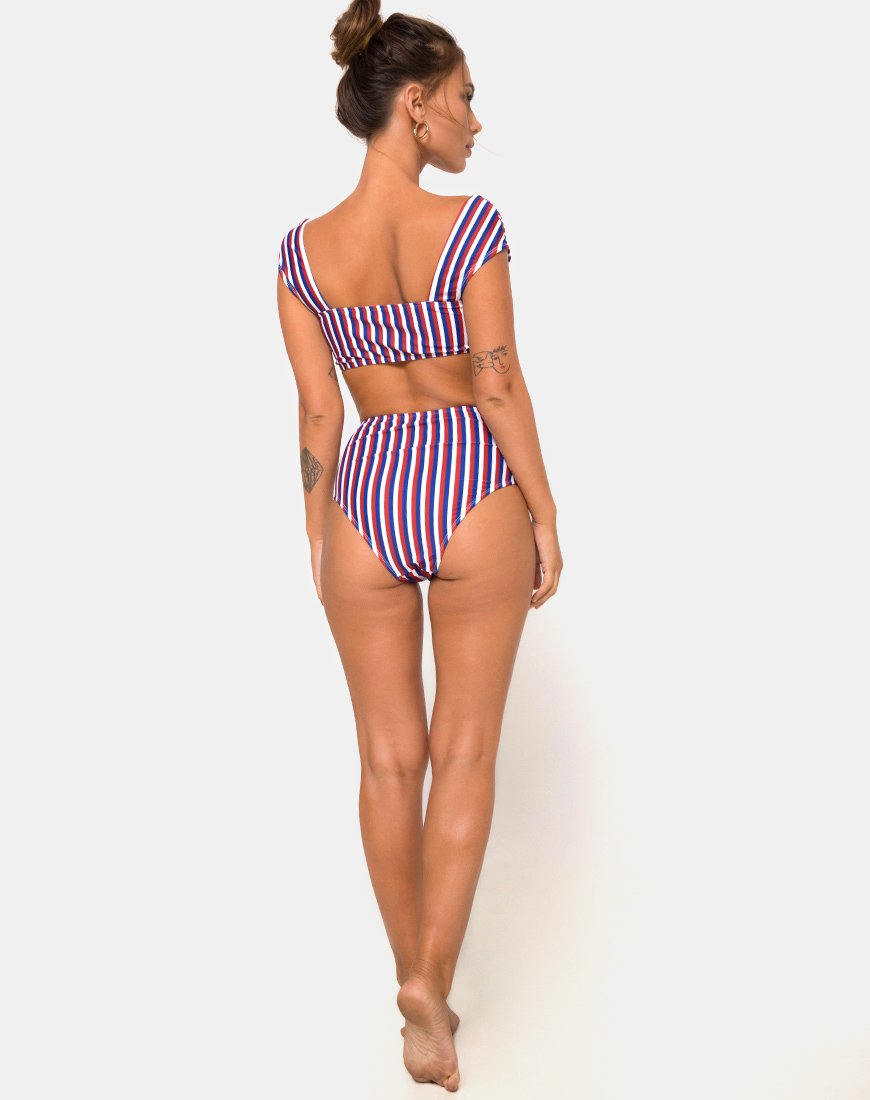 Immagine di Grifin Bikini Top in Triple Stripe