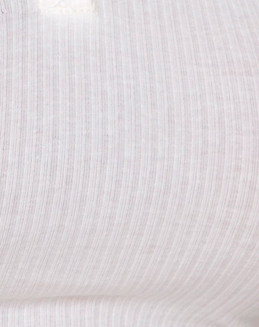Immagine di Guaco Crop Top in Rib Ivory