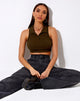 Immagine di Guaco Crop Top in Rib Khaki