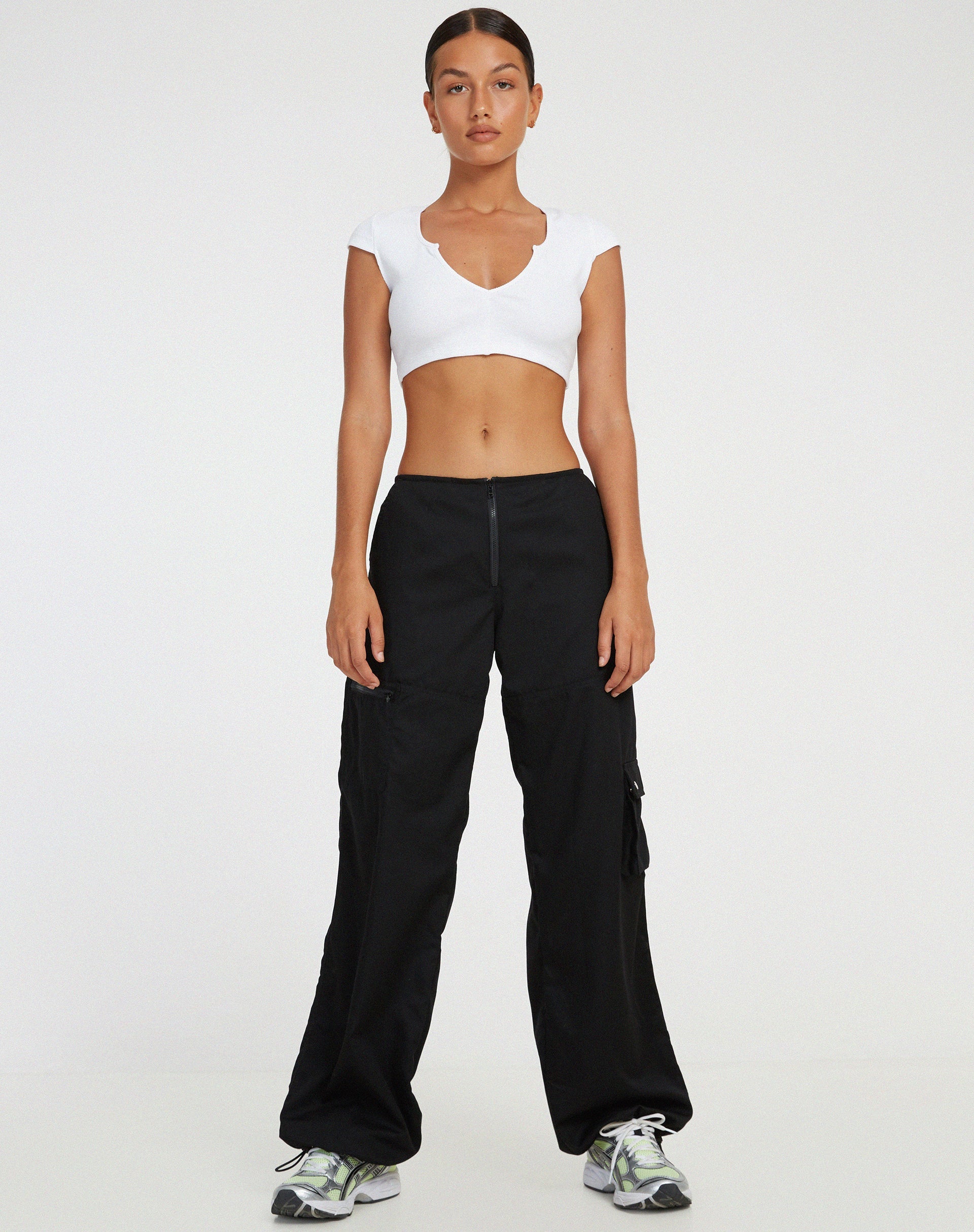 immagine di Guanna Crop Top in bianco
