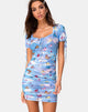 Immagine del vestito Guenetta in maglia blu Butterfly