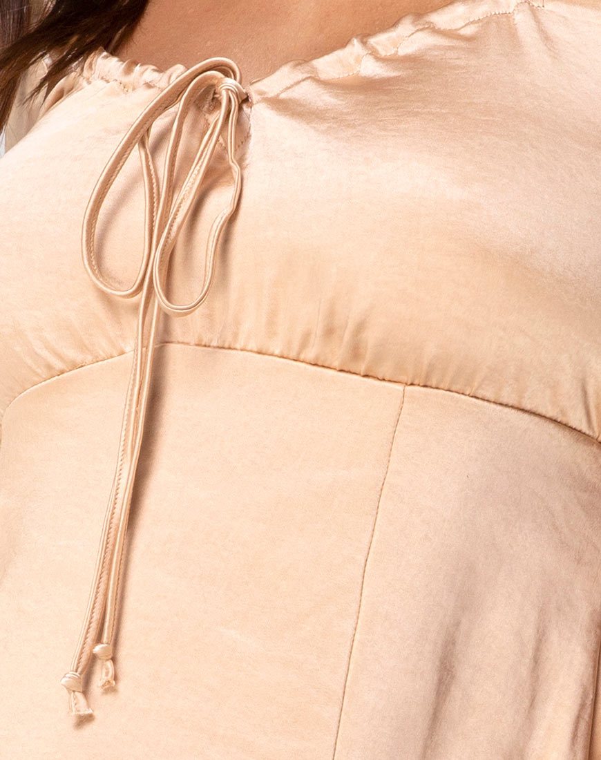 Immagine di Guenette Dress in Satin Gold
