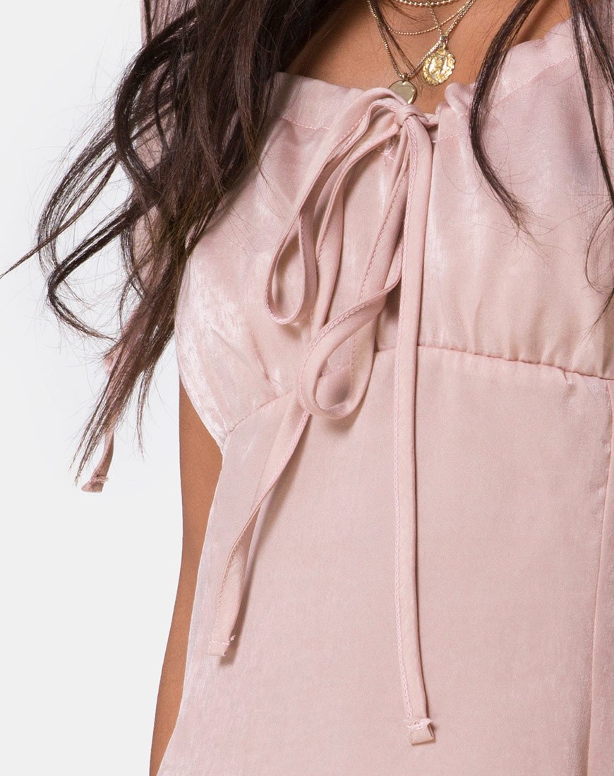Immagine del vestito Guenette in raso Dusty Rose