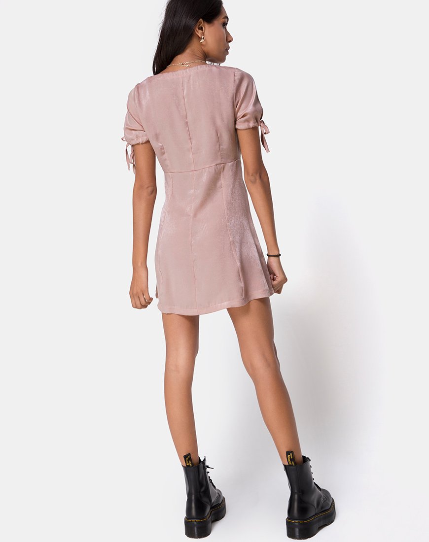 Immagine del vestito Guenette in raso Dusty Rose
