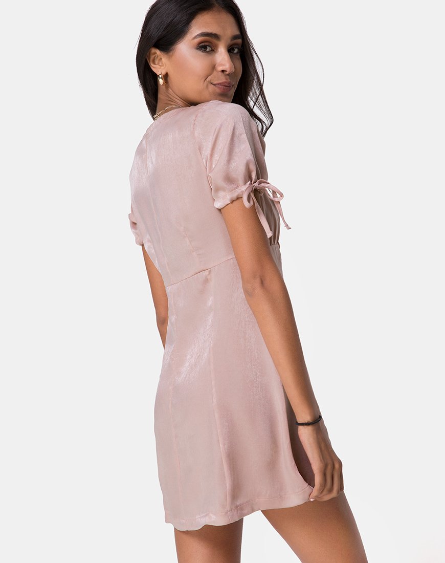 Immagine del vestito Guenette in raso Dusty Rose