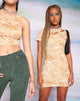 Immagine di MOTEL X OLIVIA NEILL Gueri Bodycon Dress in Terrain Tan