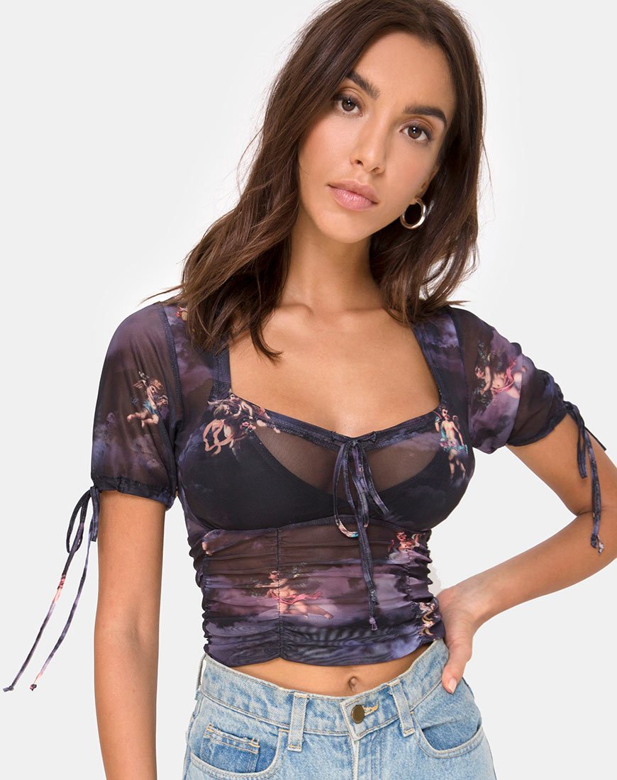 Top Guinevre in maglia Dark Angel