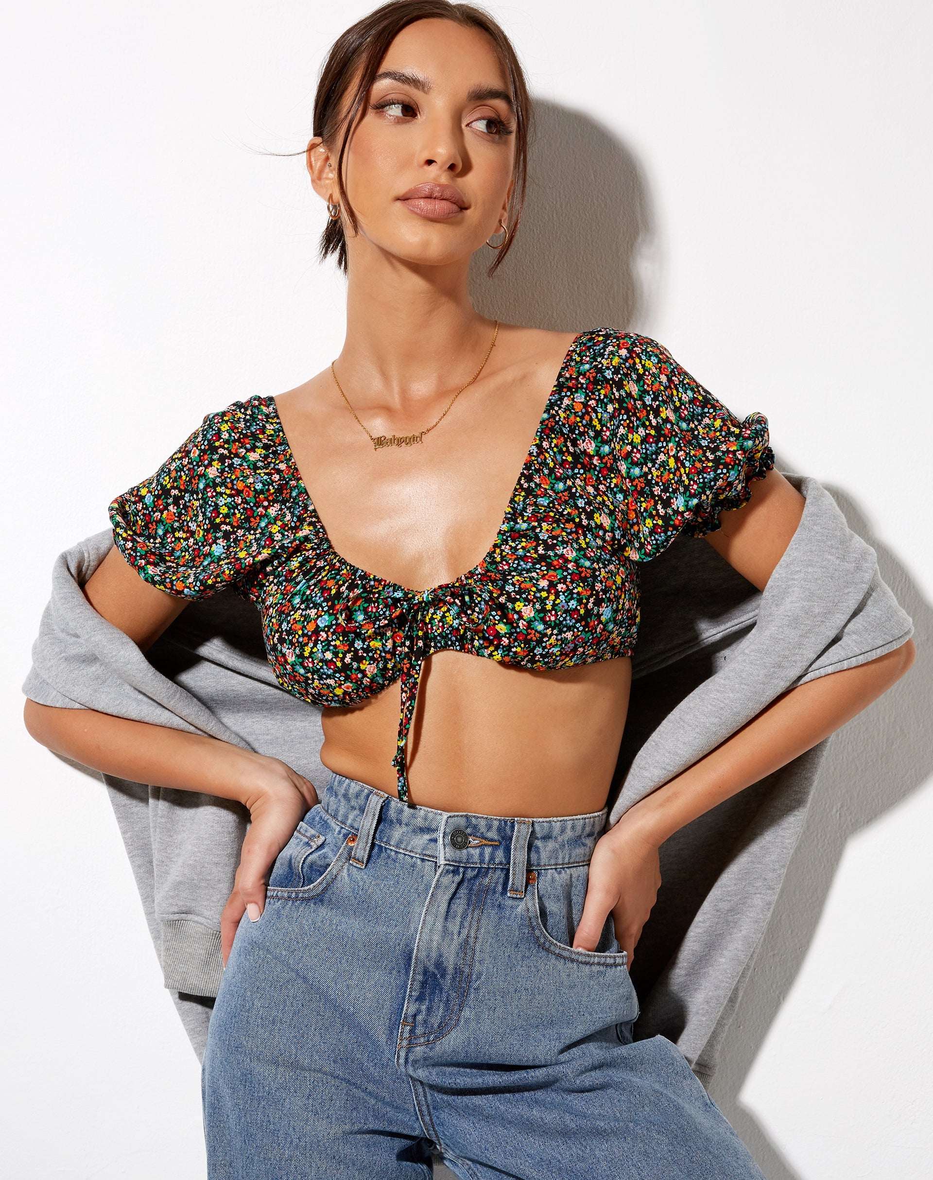 Immagine di Haenji Crop Top in Kenny Floral