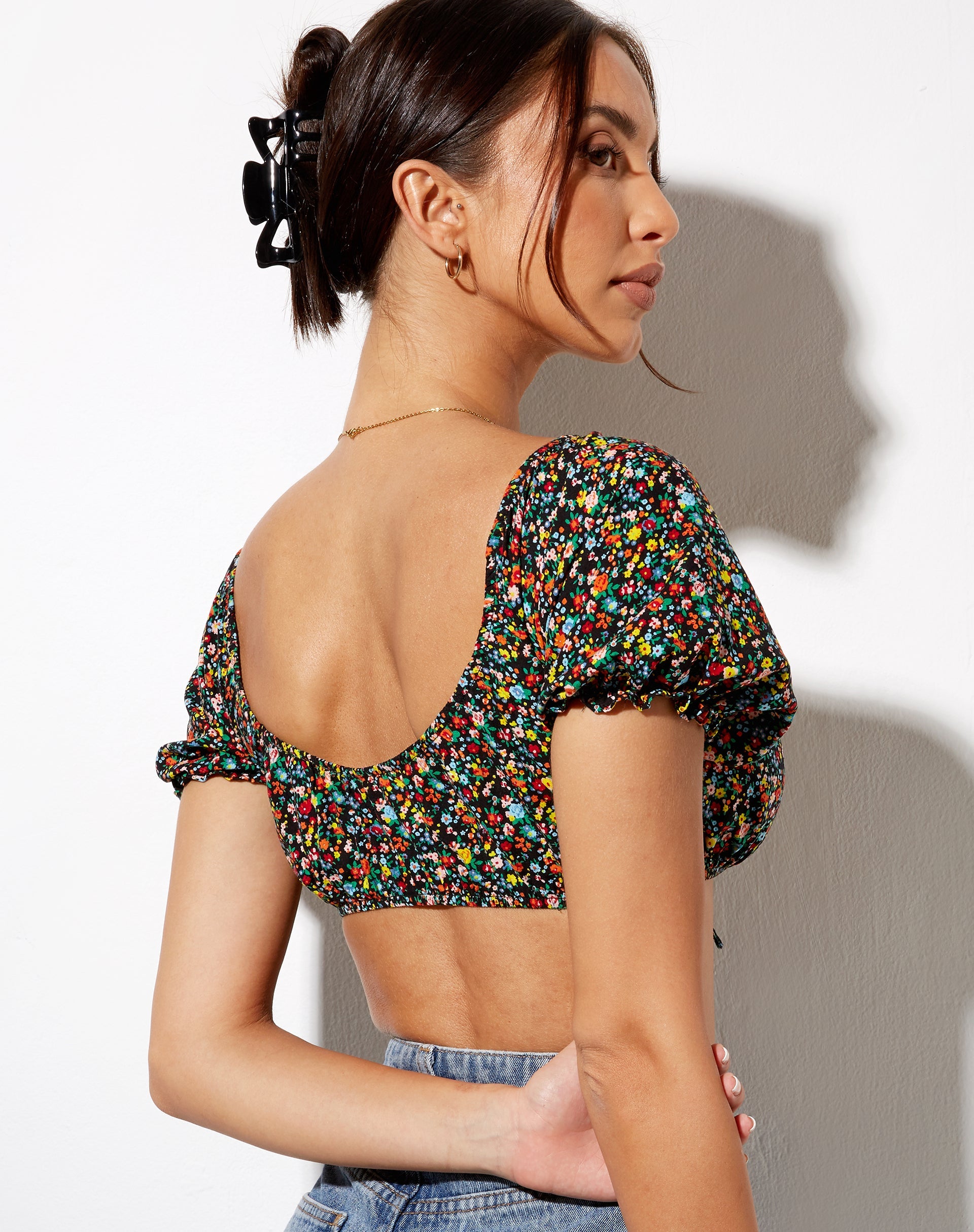 Immagine di Haenji Crop Top in Kenny Floral