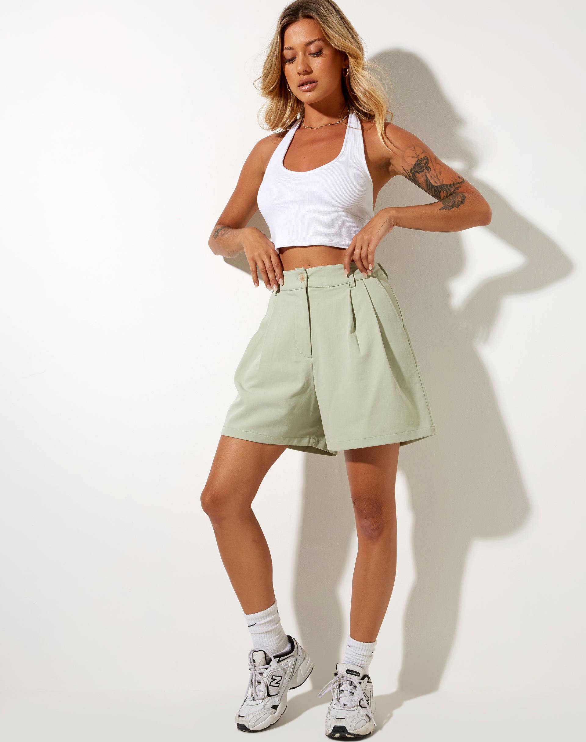 Immagine di Hamo Tailored Short in Salvia