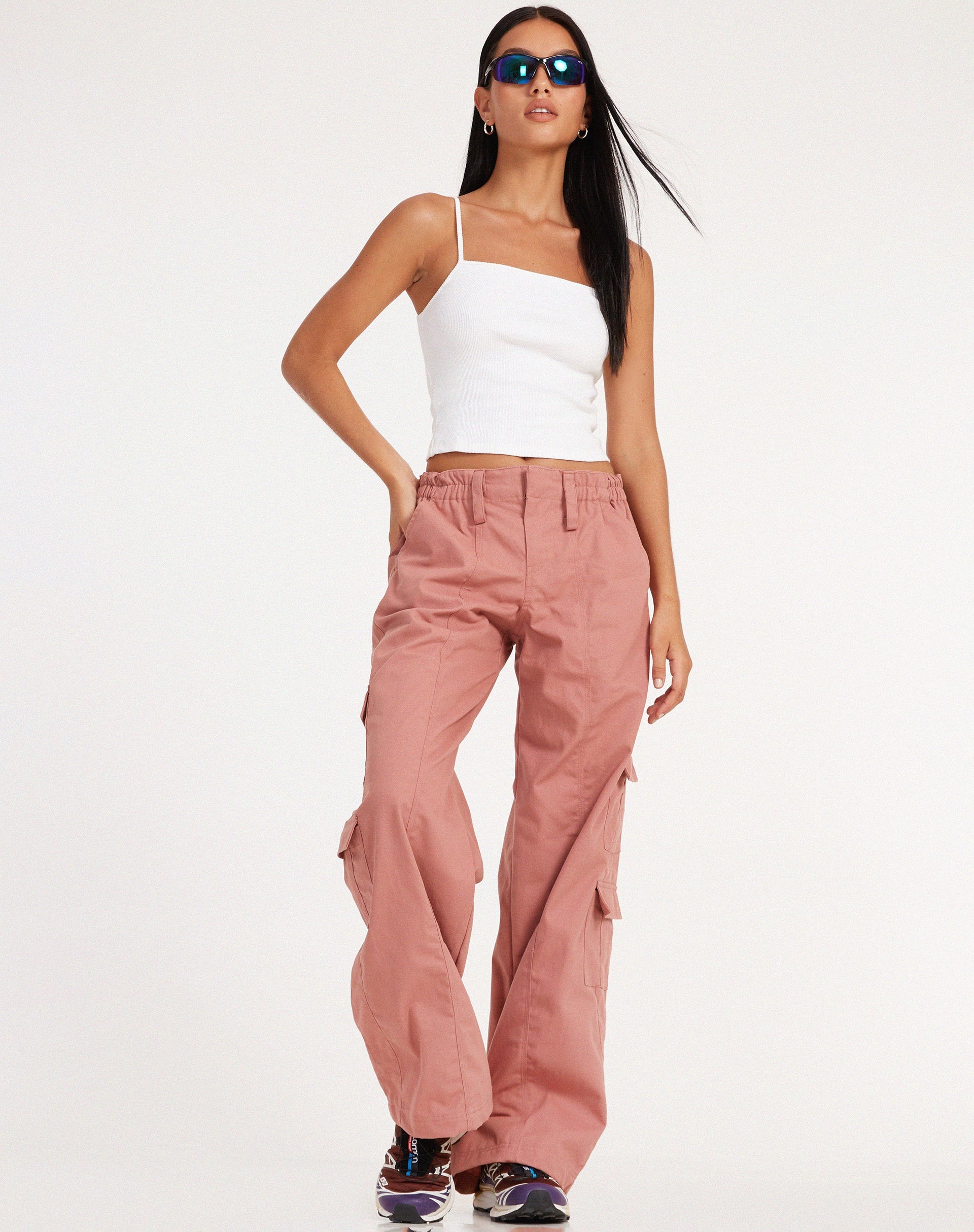 immagine di Hansa Cargo Trouser in Dusty Rose